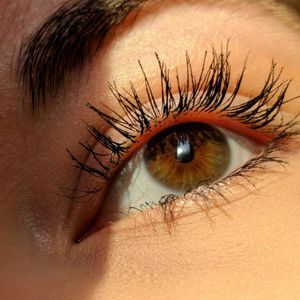 full brows and lashes